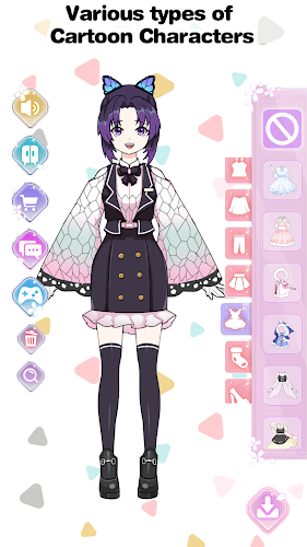 Vlinder Princess Dress up game screenshot 4