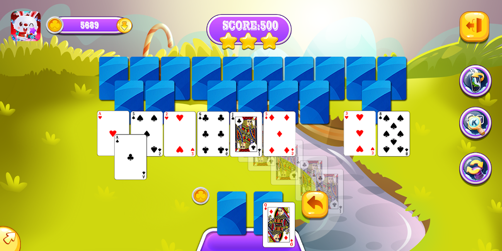 Tri-Peaks Solitaire Blast screenshot 2