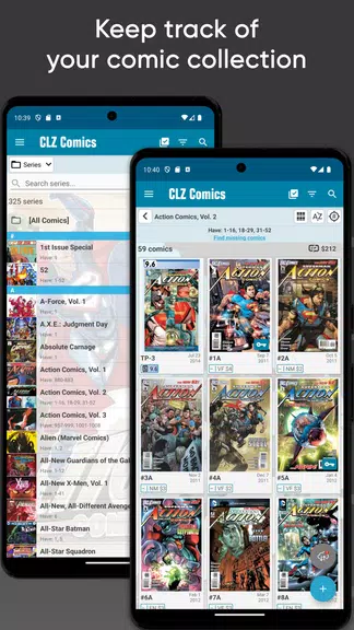 CLZ Comics comic book database screenshot 1