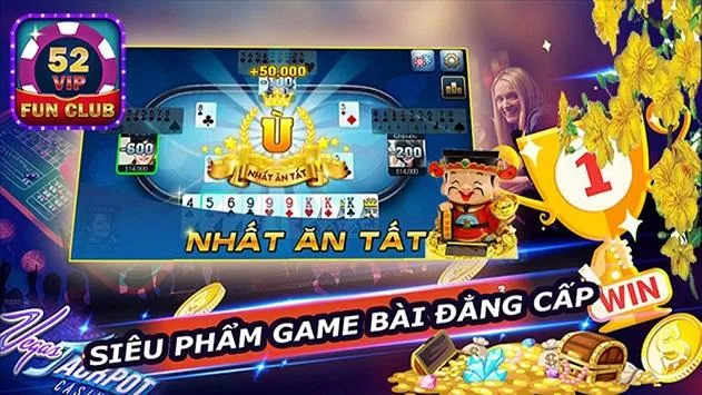 52Vip FunClub Online, Game danh bai doi thuong screenshot 1