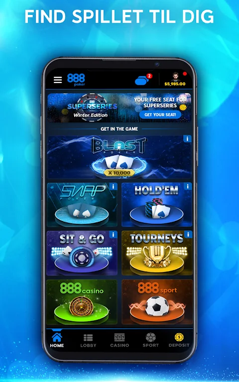 888 Poker - Spil Texas Holdem screenshot 3