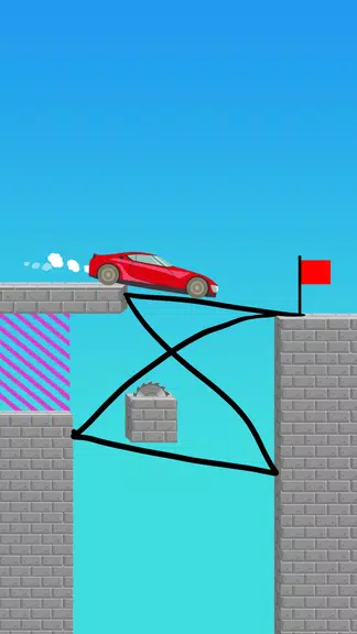 Draw Bridge Puzzle: Brain Game screenshot 2