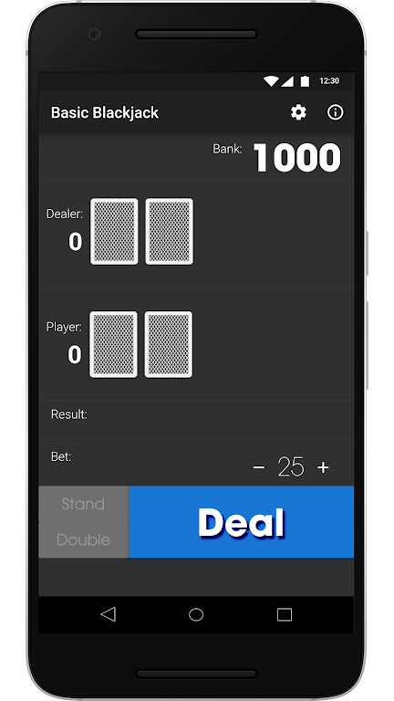 Basic Blackjack screenshot 1
