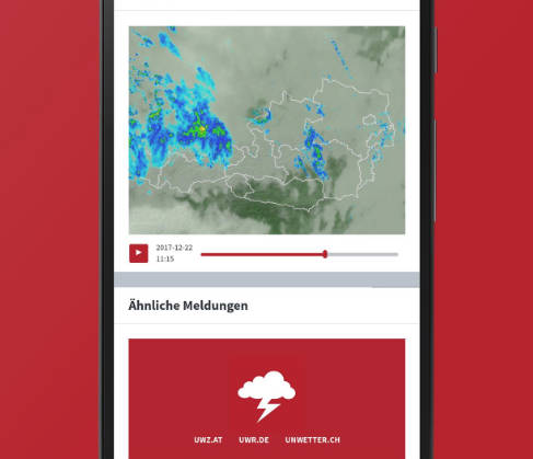 UWZ Österreich: Gewitter Sturm screenshot 3