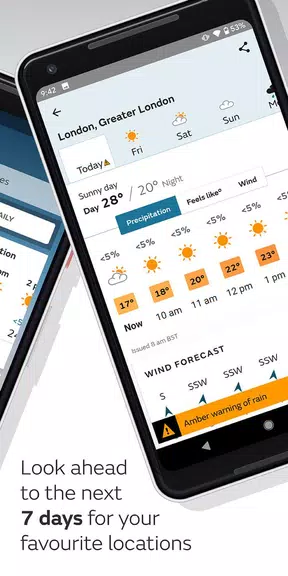 Met Office Weather Forecast screenshot 2