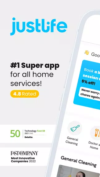 Justlife (Home Services) screenshot 1