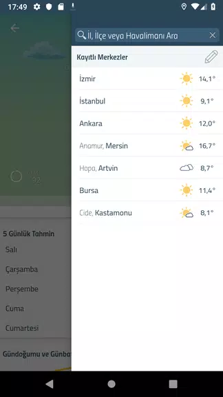 Meteoroloji Hava Durumu screenshot 2