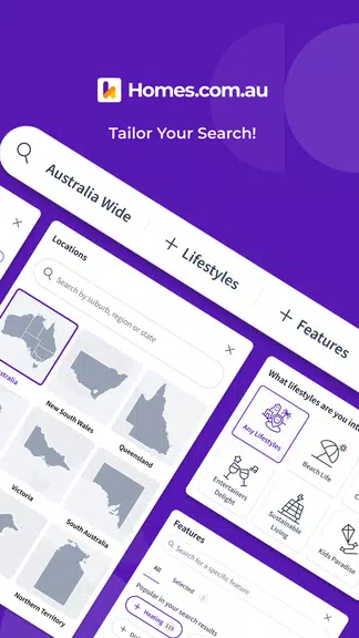 homes.com.au screenshot 1