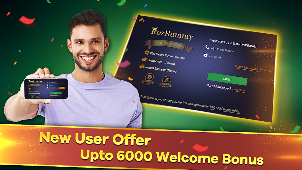 RozRummy - Indian Rummy Online screenshot 1