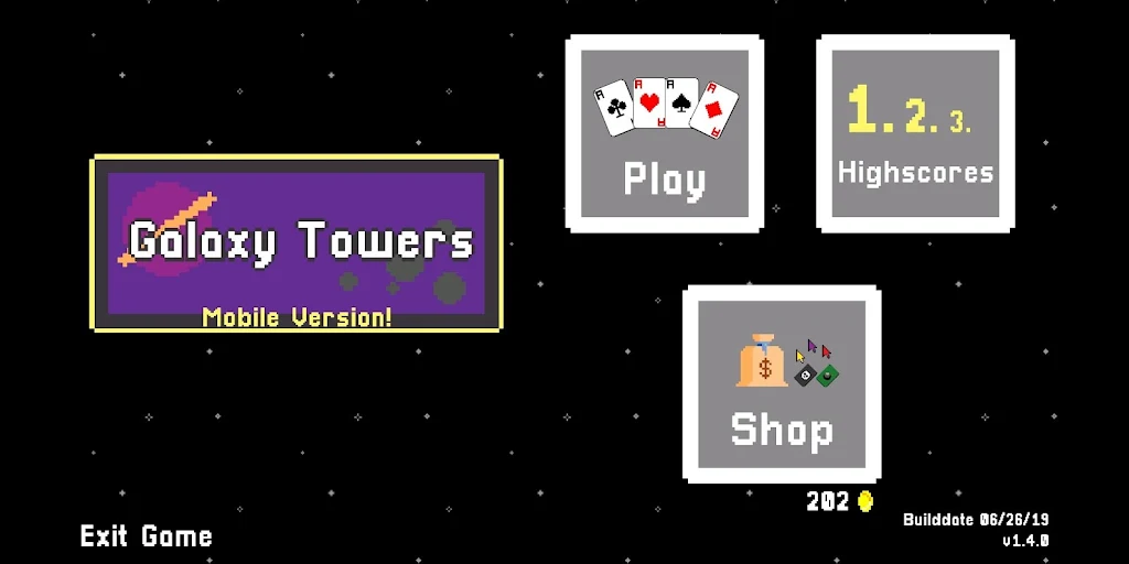 Galaxy Towers - Tower Solitaire screenshot 1