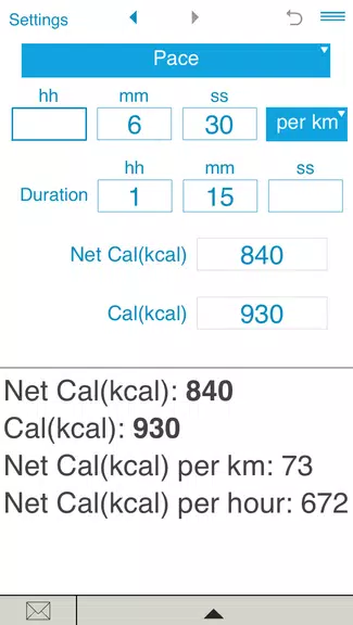 Calories Burned Running screenshot 2