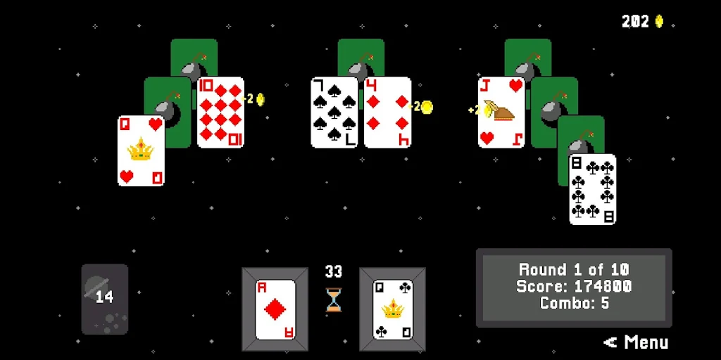 Galaxy Towers - Tower Solitaire screenshot 4