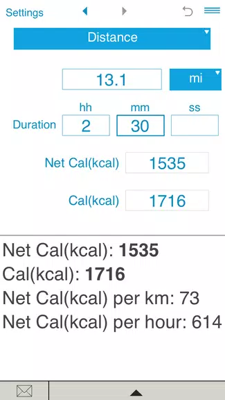 Calories Burned Running screenshot 1