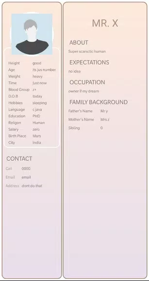 biodata creator screenshot 4