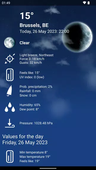 Weather Belgium XL PRO screenshot 3