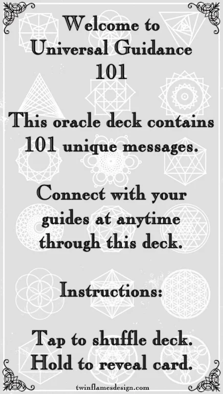 Universal Guidance 101 Oracle Cards screenshot 2