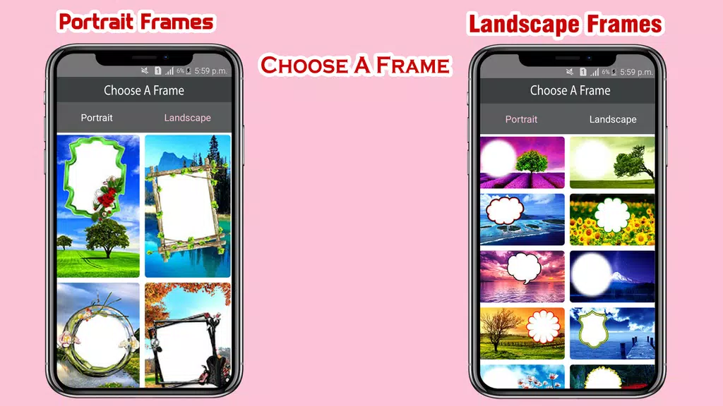 Nature Photo Frames Editor screenshot 1