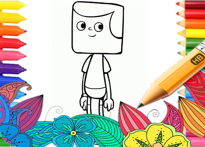 Clarence coloring game screenshot 3