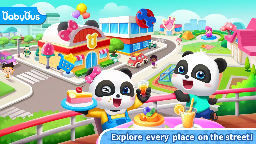 Little Panda's Town: Street screenshot 1