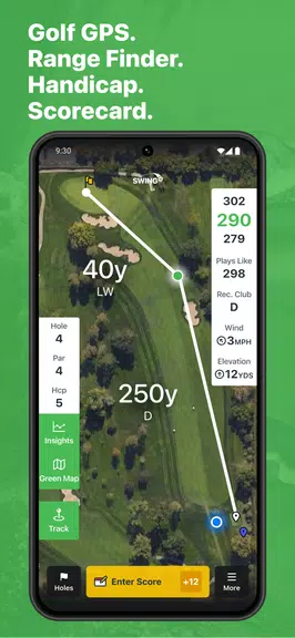 SwingU: Golf GPS Range Finder screenshot 1