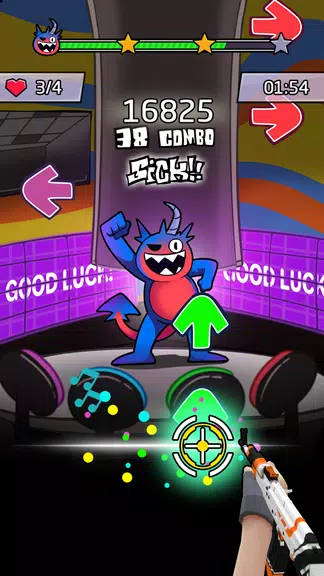 Beat Shooter Night: Rap Battle screenshot 2