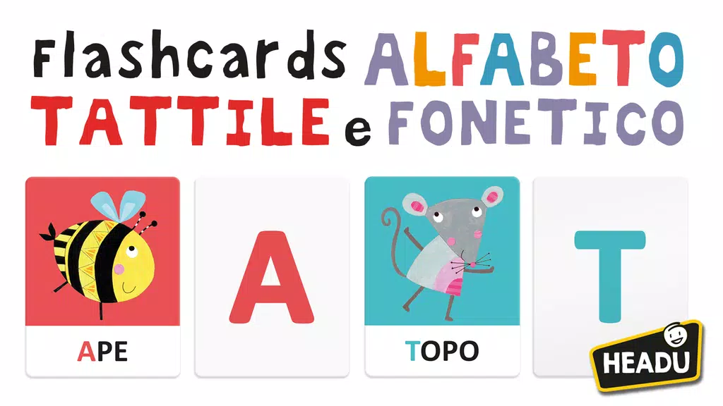 Flashcards Alfabeto Tattile e screenshot 1