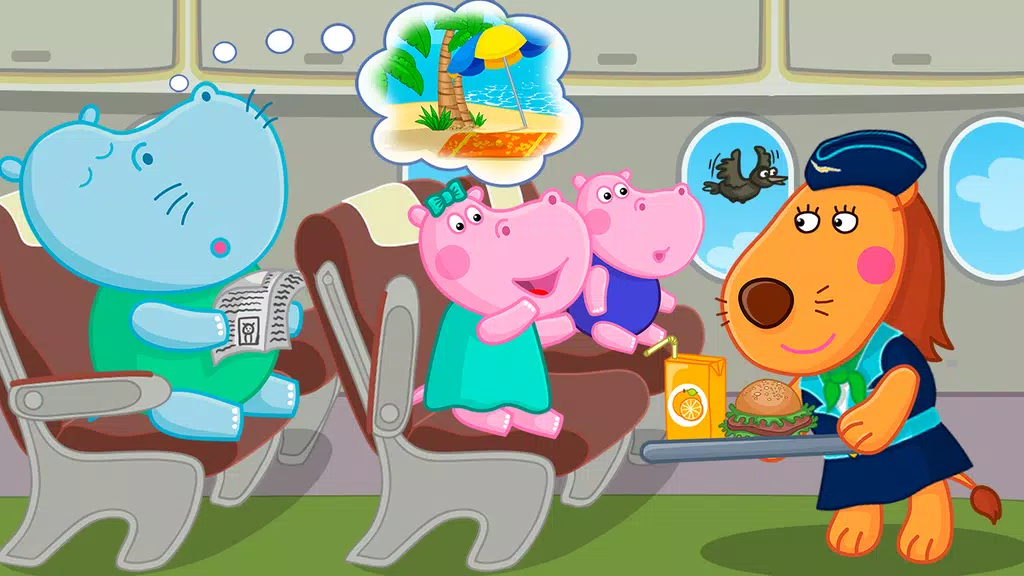 Hippo: Airport Profession Game screenshot 1