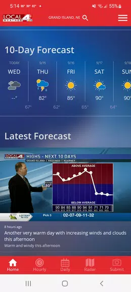 KSNB Local4 Weather screenshot 2