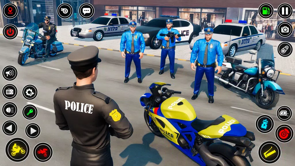 Police bike Stunt Bike Racing screenshot 3