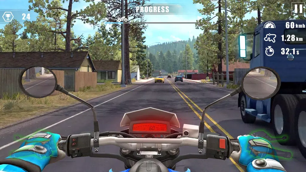 Moto Bike Race : Driving Car screenshot 1