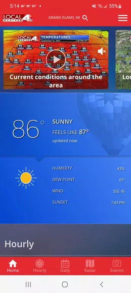 KSNB Local4 Weather screenshot 1