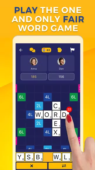 WordCrex - The fair word game screenshot 1