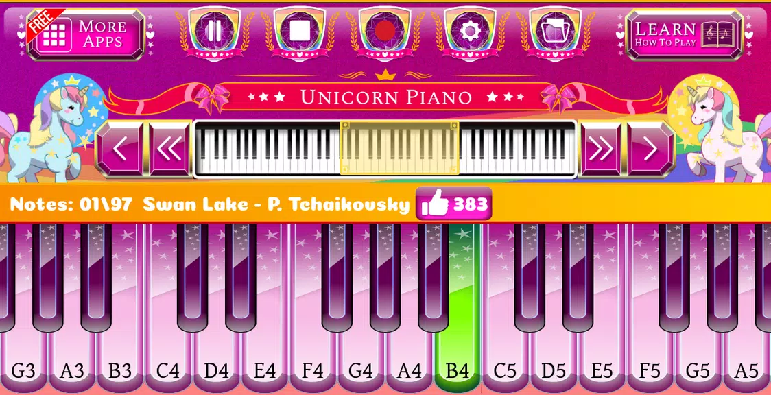 Unicorn Piano screenshot 1