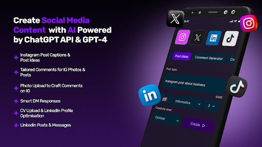 ChatGPR - Social Media AI screenshot 1