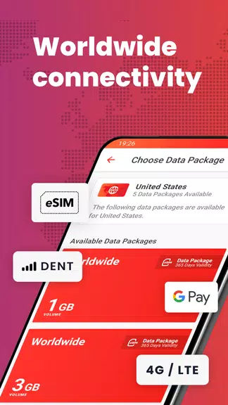 DENT: eSIM Phone Internet screenshot 1