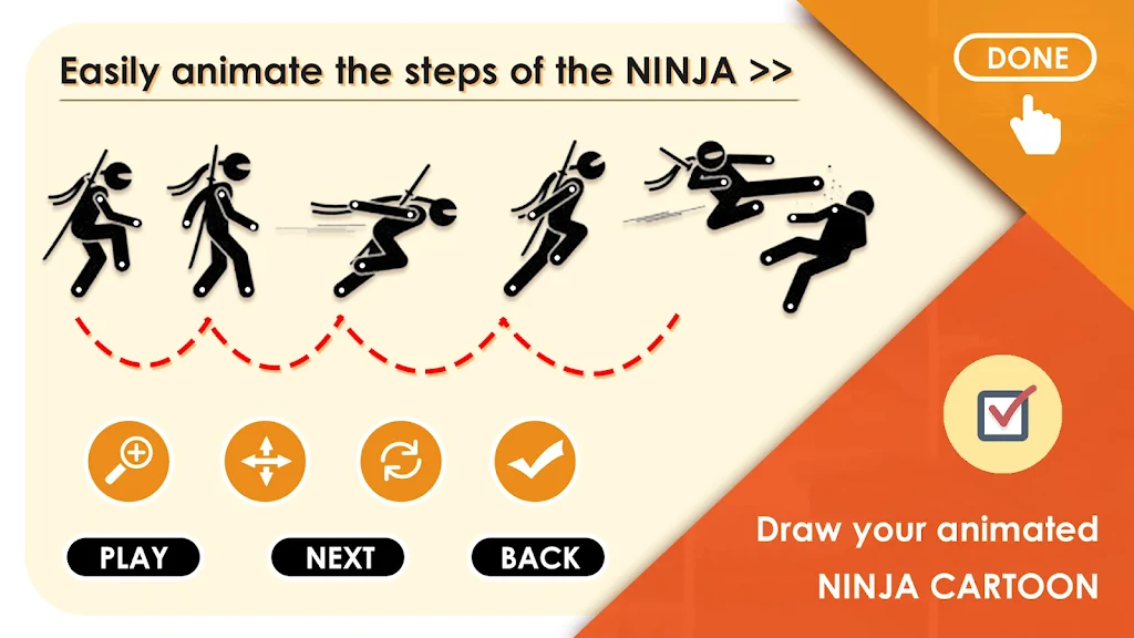 Animated Ninja Cartoon Maker screenshot 2