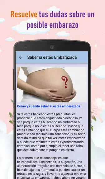 Como saber si estás embarazada screenshot 1