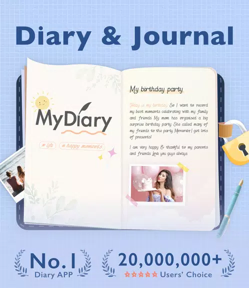 My Diary - Daily Diary Journal screenshot 1