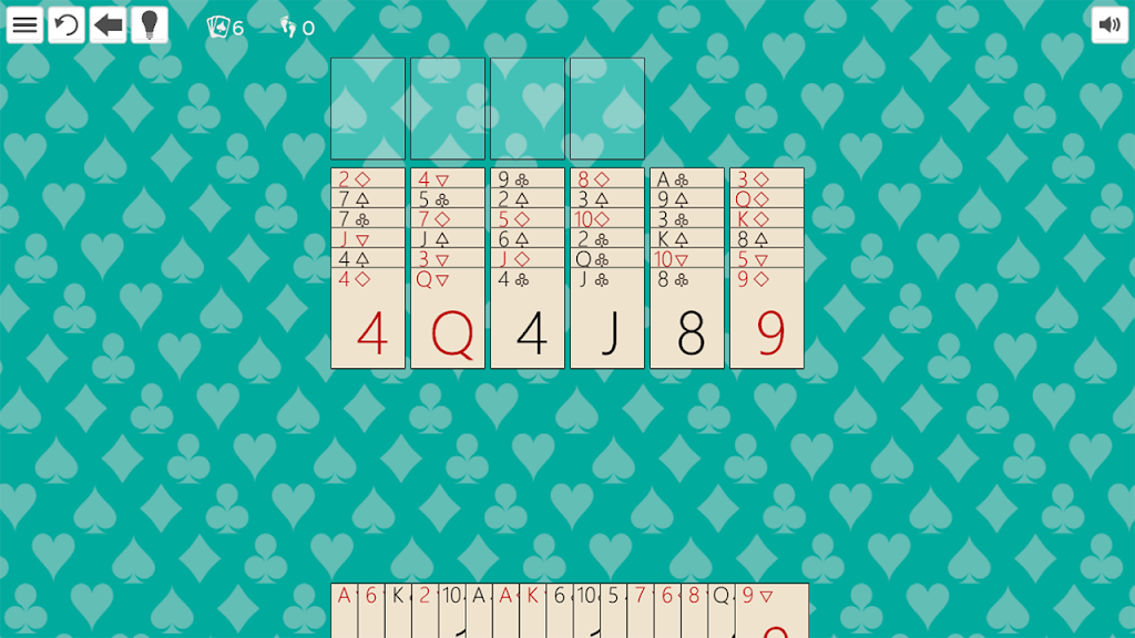 Bouquet solitaire screenshot 1