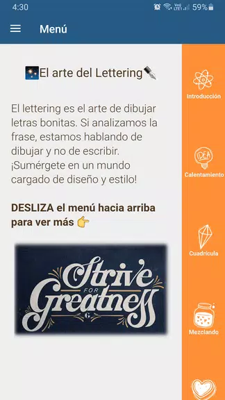 Cómo hacer escritura lettering screenshot 1