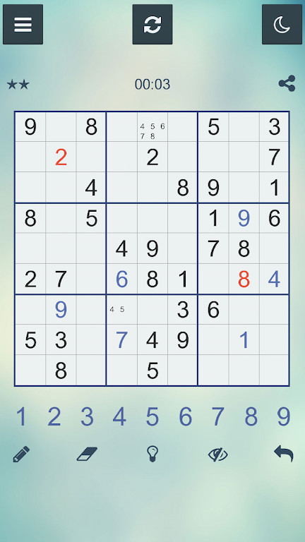 Sudoku Q - Klasik oyun screenshot 1