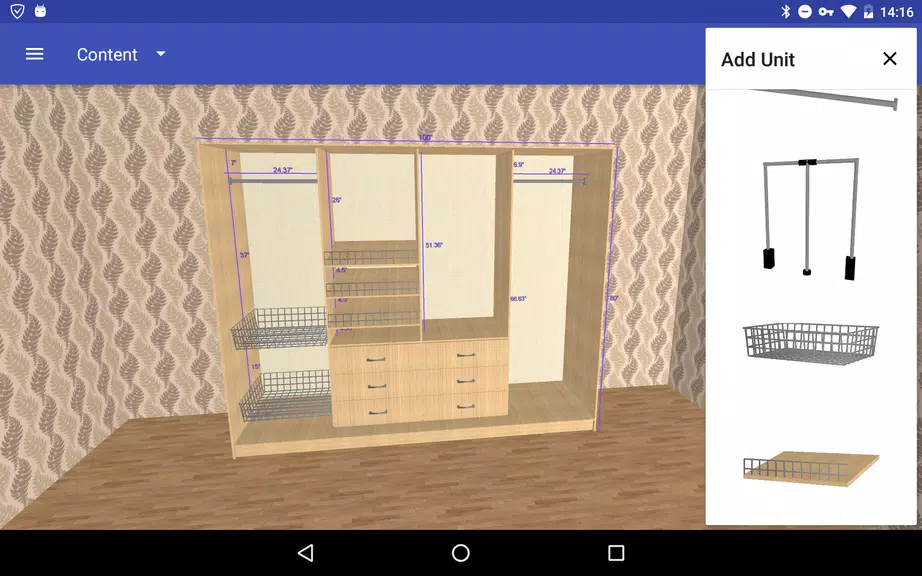 Closet Planner 3D screenshot 2