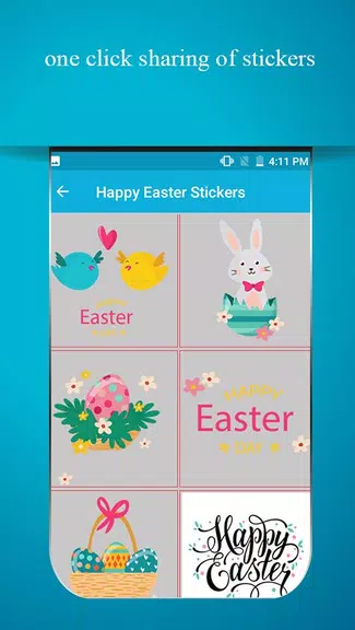 Happy Easter Stickers - WAStickerApps screenshot 2