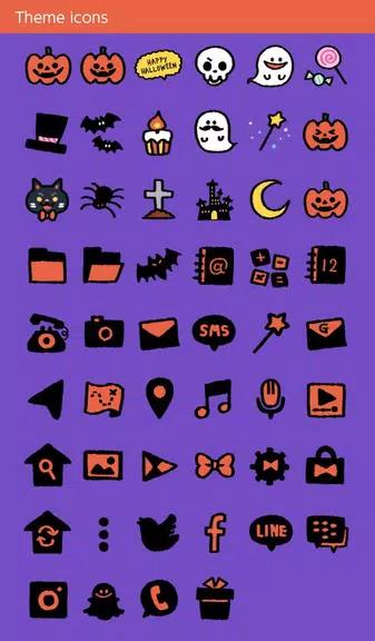 Black Halloween Cat Theme screenshot 4