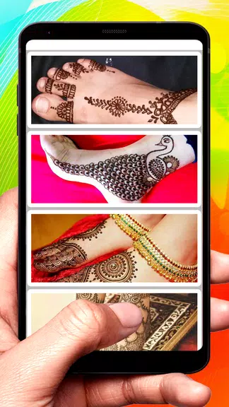 Foot Feet Leg Mehndi Designs screenshot 1