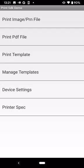 Brother Print SDK Demo screenshot 1