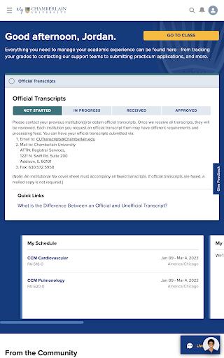 My Chamberlain: Student Portal screenshot 4