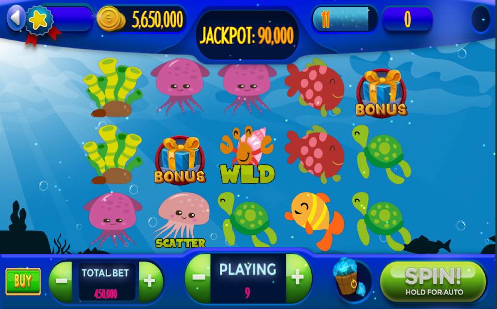 Undersea World Free Casino Slots Machines screenshot 2