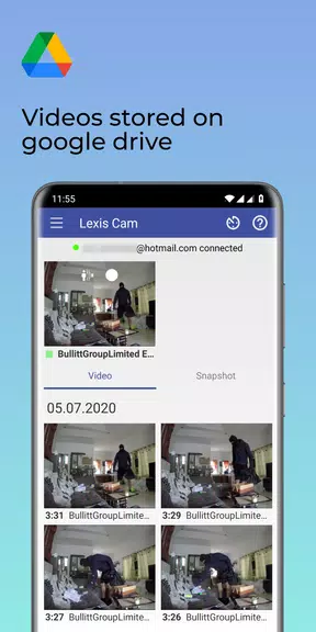 Lexis Cam, Home security app screenshot 2