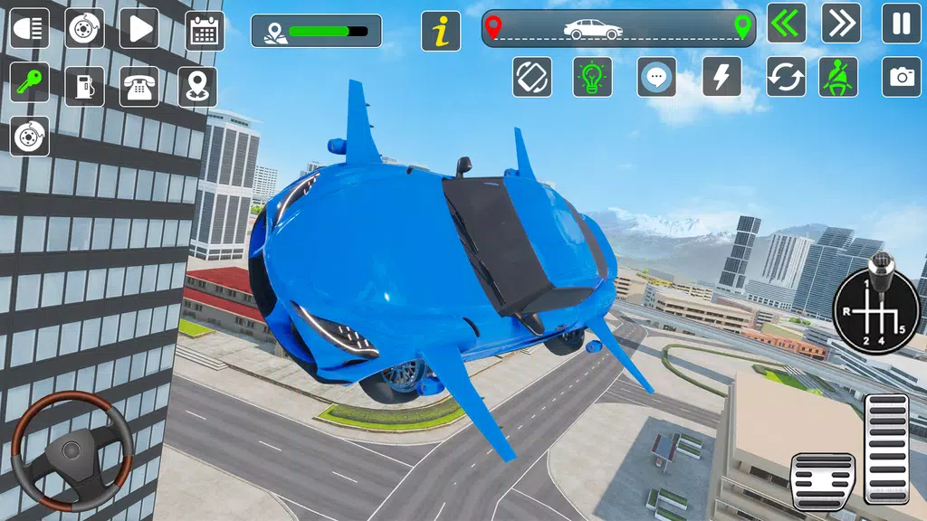 Flying Car Games Car Flight 3D screenshot 4